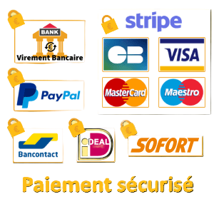 Réglement sur notre site www.doudoupeluche.fr, mode de paiement, virement bancaire, Paypal, Stripe
